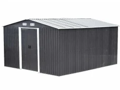 Tuinhuis Van Grijs Gegalvaniseerd Staal Manso - 12,5M