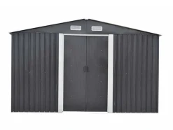 Tuinhuis Van Grijs Gegalvaniseerd Staal Manso - 12,5M
