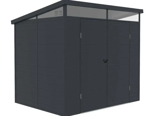 Tuinhuisje Van Antracietgrijs Hars Van 4 M Met Vloer - Minaro