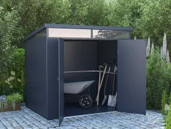 Tuinhuisje Van Antracietgrijs Hars Van 4 M Met Vloer - Minaro