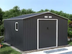 Tuinhuisje Van Grijs Gegalvaniseerd Staal Archer - 12,99 M