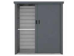 Tuinkast Van Gegalvaniseerd Staal Reivax - Grijs - 1,31 M3 - L125 X B80 X H131 Cm