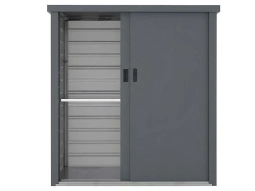 Tuinkast Van Gegalvaniseerd Staal Reivax - Grijs - 1,31 M3 - L125 X B80 X H131 Cm