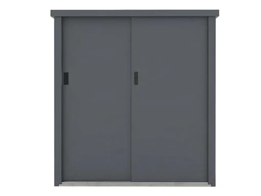 Tuinkast Van Gegalvaniseerd Staal Reivax - Grijs - 1,31 M3 - L125 X B80 X H131 Cm