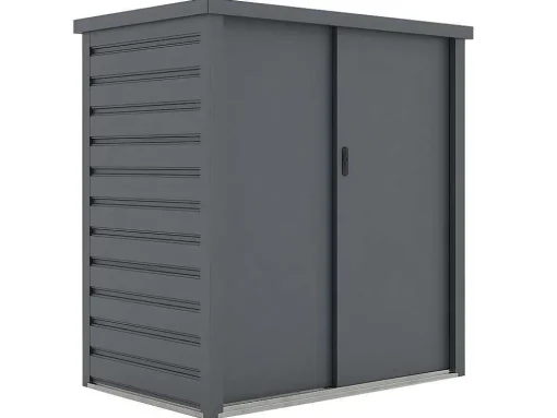 Tuinkast Van Gegalvaniseerd Staal Reivax - Grijs - 1,31 M3 - L125 X B80 X H131 Cm
