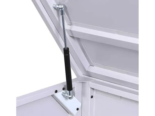 Tuinkist Mcw-J56 Afsluitbaar, Lichtgrijs