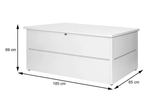 Tuinkist Mcw-J56 Afsluitbaar, Lichtgrijs