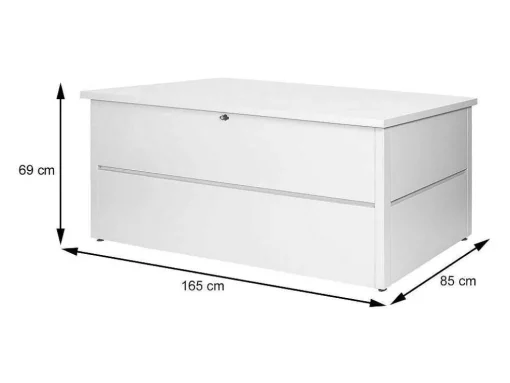 Tuinkist Mcw-J56 Afsluitbaar, Lichtgrijs