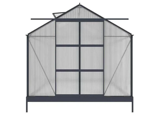 Tuinserre Corolle Ii 9 M Van Polycarbonaat - Antraciet