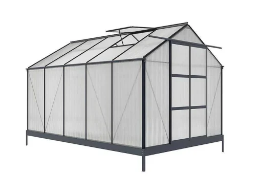 Tuinserre Corolle Ii 9 M Van Polycarbonaat - Antraciet