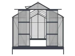 Tuinserre Corolle Ii 9 M Van Polycarbonaat - Antraciet