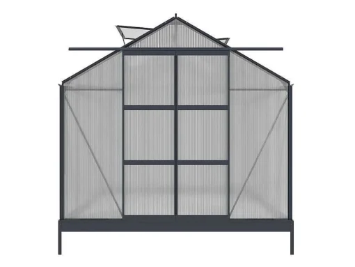 Tuinserre Van Polycarbonaat 7.5 M Greenea Ii - Antraciet