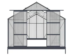 Tuinserre Van Polycarbonaat In 13M Kalida - Antraciet