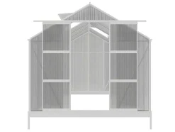 Tuinserre Van Polycarbonaat 9 M Corolle Ii - Aluminium