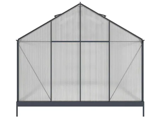 Tuinserre Van Polycarbonaat In 13M Kalida - Antraciet