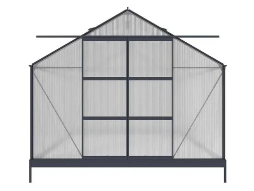 Tuinserre Van Polycarbonaat In 13M Kalida - Antraciet