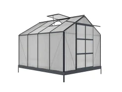 Tuinserre Van Polycarbonaat 7.5 M Greenea Ii - Antraciet