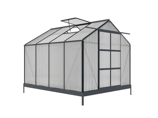 Tuinserre Van Polycarbonaat 7.5 M Greenea Ii - Antraciet