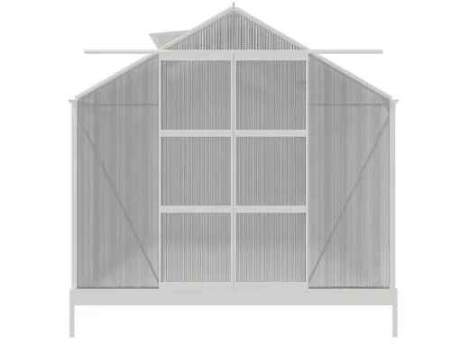 Tuinserre Van Polycarbonaat 9 M Corolle Ii - Aluminium