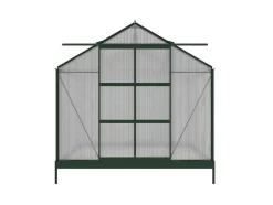 Tuinserre Van Polycarbonaat Anissa Met Basis - 5,9 M - Groen