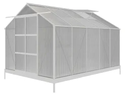 Tuinserre Van Polycarbonaat 9 M Corolle Ii - Aluminium
