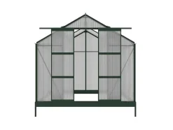 Tuinserre Van Polycarbonaat Anissa Met Basis - 5,9 M - Groen