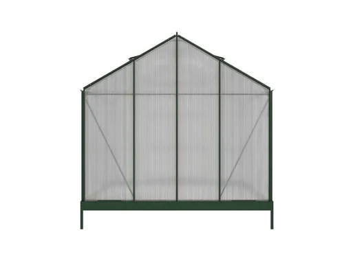 Tuinserre Van Polycarbonaat Anissa Met Basis - 5,9 M - Groen