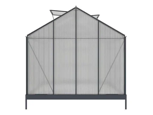 Tuinserre Van Polycarbonaat 7.5 M Greenea Ii - Antraciet