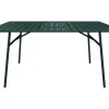 Tuintafel L160 Cm In Metaal - Dennengroen - Mirmande Van Mylia