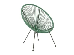 Tuinzithoek Van Gevlochten Harsdraden: Twee Fauteuils, Een Bank En Een Tafel - Kaki - Alios Iii Van Mylia