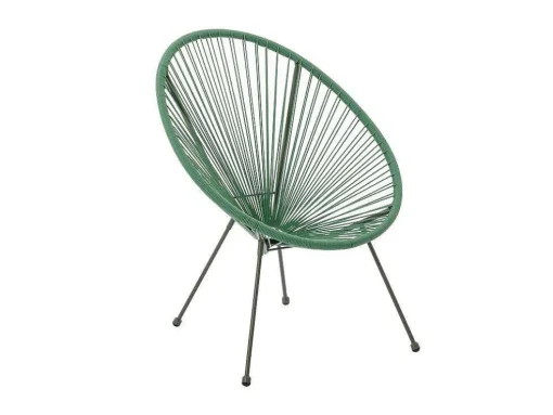 Tuinzithoek Van Gevlochten Harsdraden: Twee Fauteuils, Een Bank En Een Tafel - Kaki - Alios Iii Van Mylia
