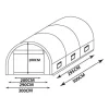 Tunnelkas Ipomea 9M - L300 X L300 X H200 Cm