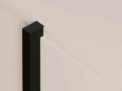 Tv-Meubel Met 4 Deuren Van Mdf - Beige En Zwart - Luvonia