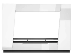 Tv-Wandmeubel Chace Met Opbergruimte - Witgelakt Mdf