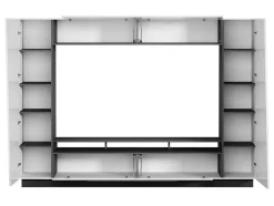 Tv-Wandmeubel Chace Met Opbergruimte - Witgelakt Mdf