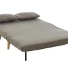 Tweezits Slaapbank Posio Van Stof - Taupe
