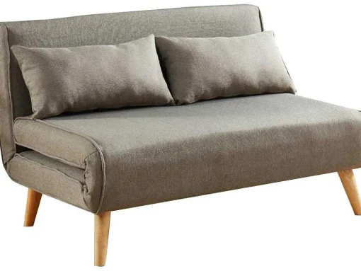 Tweezits Slaapbank Posio Van Stof - Taupe