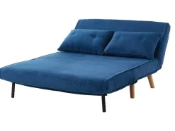 Tweezits Slaapbank Van Stof Valerio - Blauw