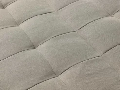 Uitklapbare Chaise Longue Van Taupegrijze Stof Esteban