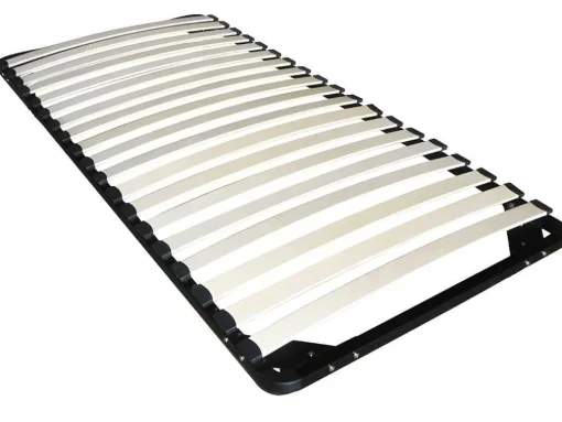 Uitschuifbaar Bed 90 X 200 En 90 X 190 Cm - Met Bureau - Kleur: Naturel En Antraciet + Matras + Bedbodem - Vouani