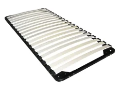 Uitschuifbaar Bed 2 X 90 X 200 Cm - Met Bureau - Kleur: Naturel En Antraciet + Bedbodem - Vouani