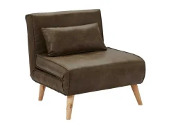 Uitschuifbare Fauteuil Posio Van Microvezel - Bruin