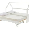 Uitschuifbed 2 X 90 X 190 Cm - Grenen - Wit - Hurra