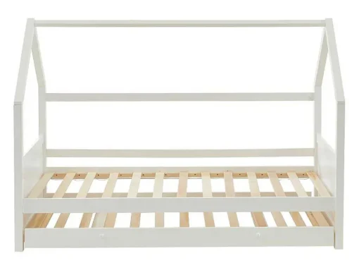 Uitschuifbed 2 X 90 X 190 Cm - Grenen - Wit - Hurra