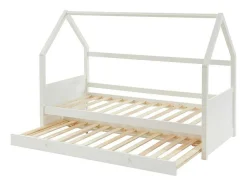 Uitschuifbed 2 X 90 X 190 Cm - Grenen - Wit - Hurra