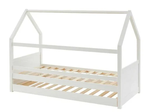 Uitschuifbed 2 X 90 X 190 Cm - Grenen - Wit - Hurra
