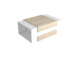 Ulrica Koffietafel, Wit, Sonoma, 100X60X35 Cm, Epikasa