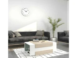 Ulrica Koffietafel, Wit, Sonoma, 100X60X35 Cm, Epikasa