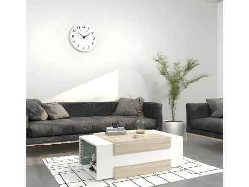 Ulrica Koffietafel, Wit, Sonoma, 100X60X35 Cm, Epikasa