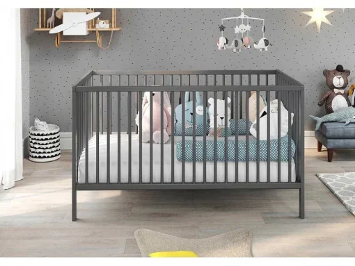 Universal Kinderbed Grijs Mat.